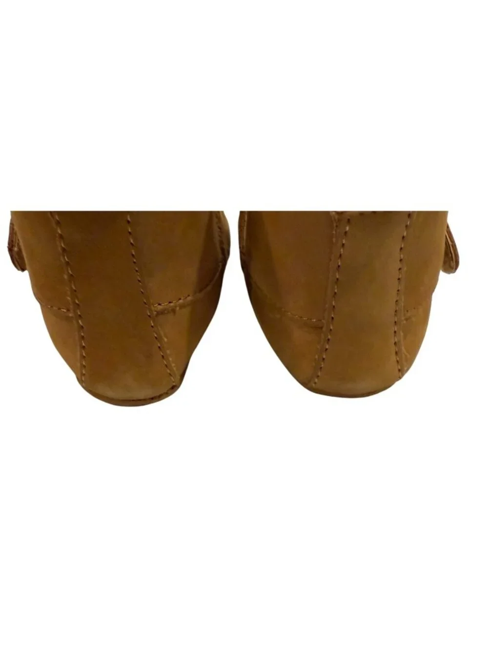 Ralph Lauren Cashew Nubuck Baby Infant Boots Bear Buckle Laces Box Size 3